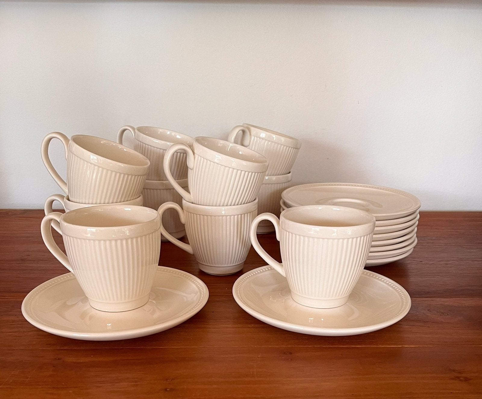 Wedgwood Windsor kopjes en mokken 12x, Antiek en Kunst, Antiek | Servies compleet, Ophalen of Verzenden