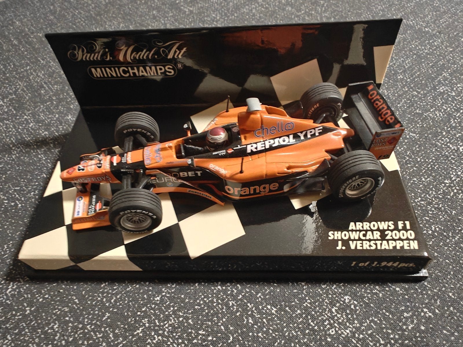 Uniek Minichamps  F1 Jos Verstappen 8 stuks, Overige merken, Auto, 1:32 tot 1:50, Ophalen of Verzenden