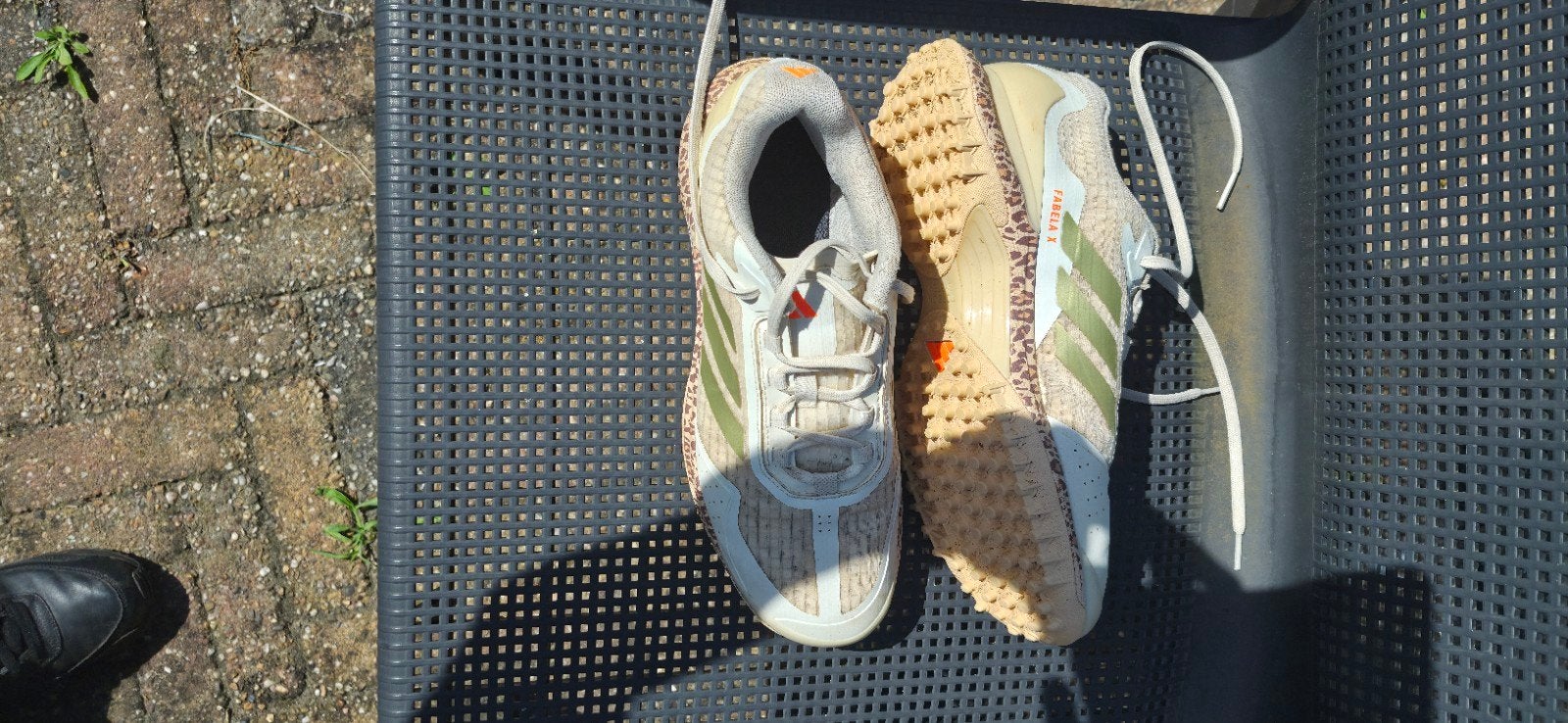 Adidas sneakers - Beige/Groen, Adidas, Beige, Ophalen of Verzenden, Sneakers of Gympen