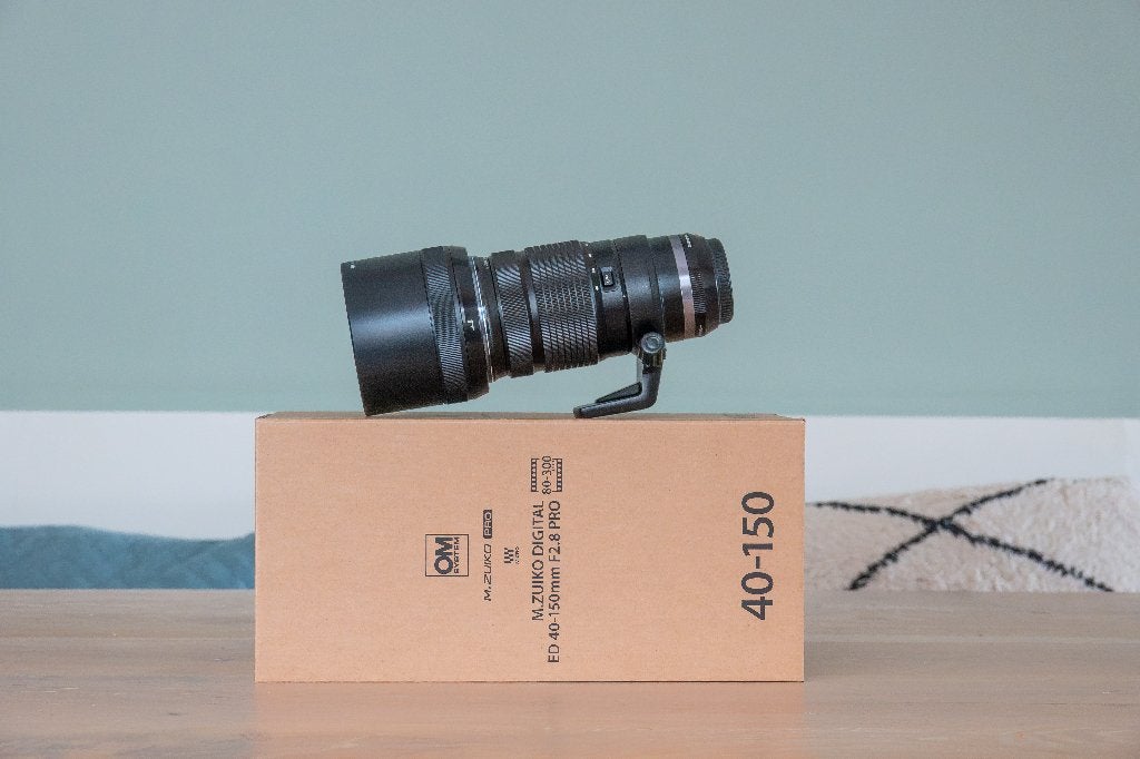 OM System m.Zuiko 40-150 1:2.8 PRO, Micro Four Thirds, Zo goed als nieuw, Statiefgondel, OM System