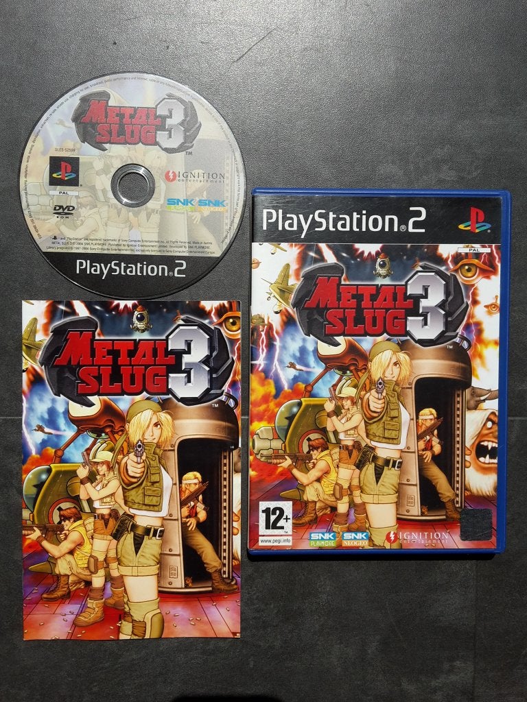 PS2 - Metal Slug 3 - PlayStation 2, Shooter, 1 speler, Ophalen of Verzenden, Zo goed als nieuw