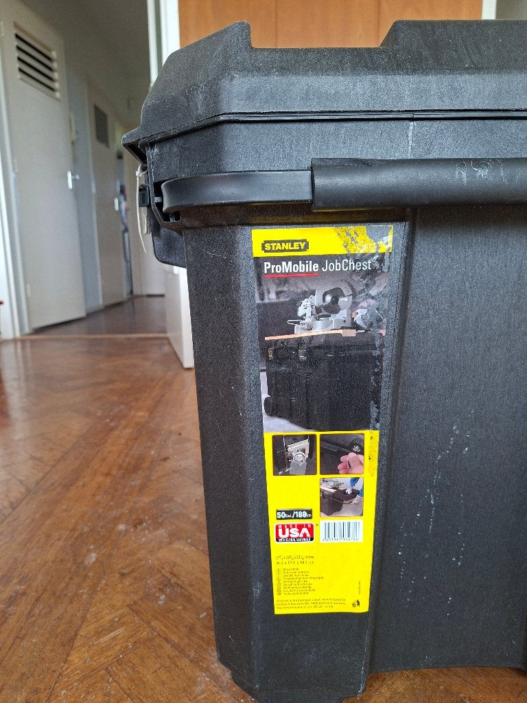 Stanley verrijdbare gereedschapskoffer 189 liter, Ophalen, Zo goed als nieuw