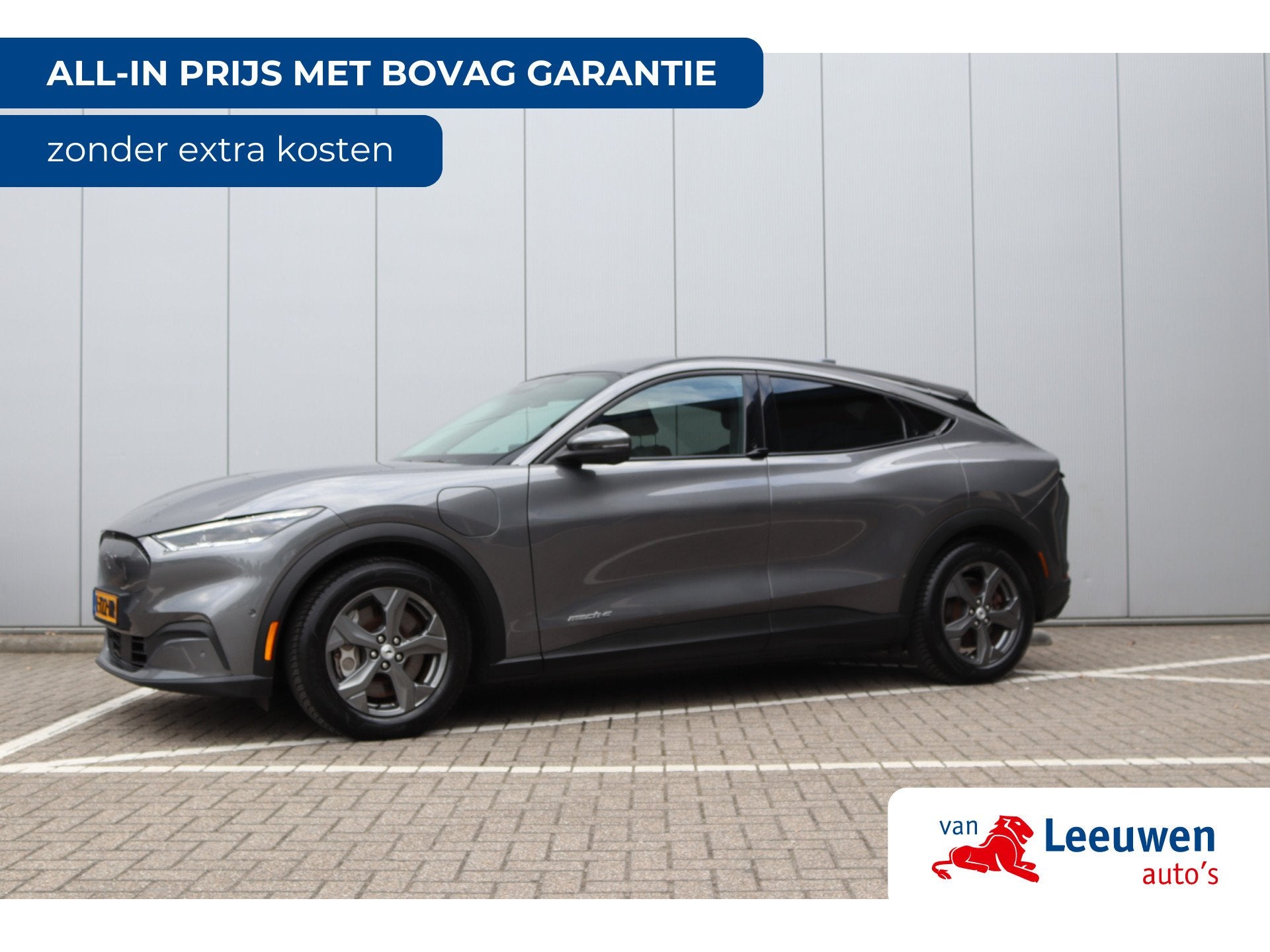 Ford Mustang Mach-E RWD 75 kWh | Leder | Camera 360 graden, Auto's, Automaat, 12 maanden, Achterwielaandrijving, Gebruikt