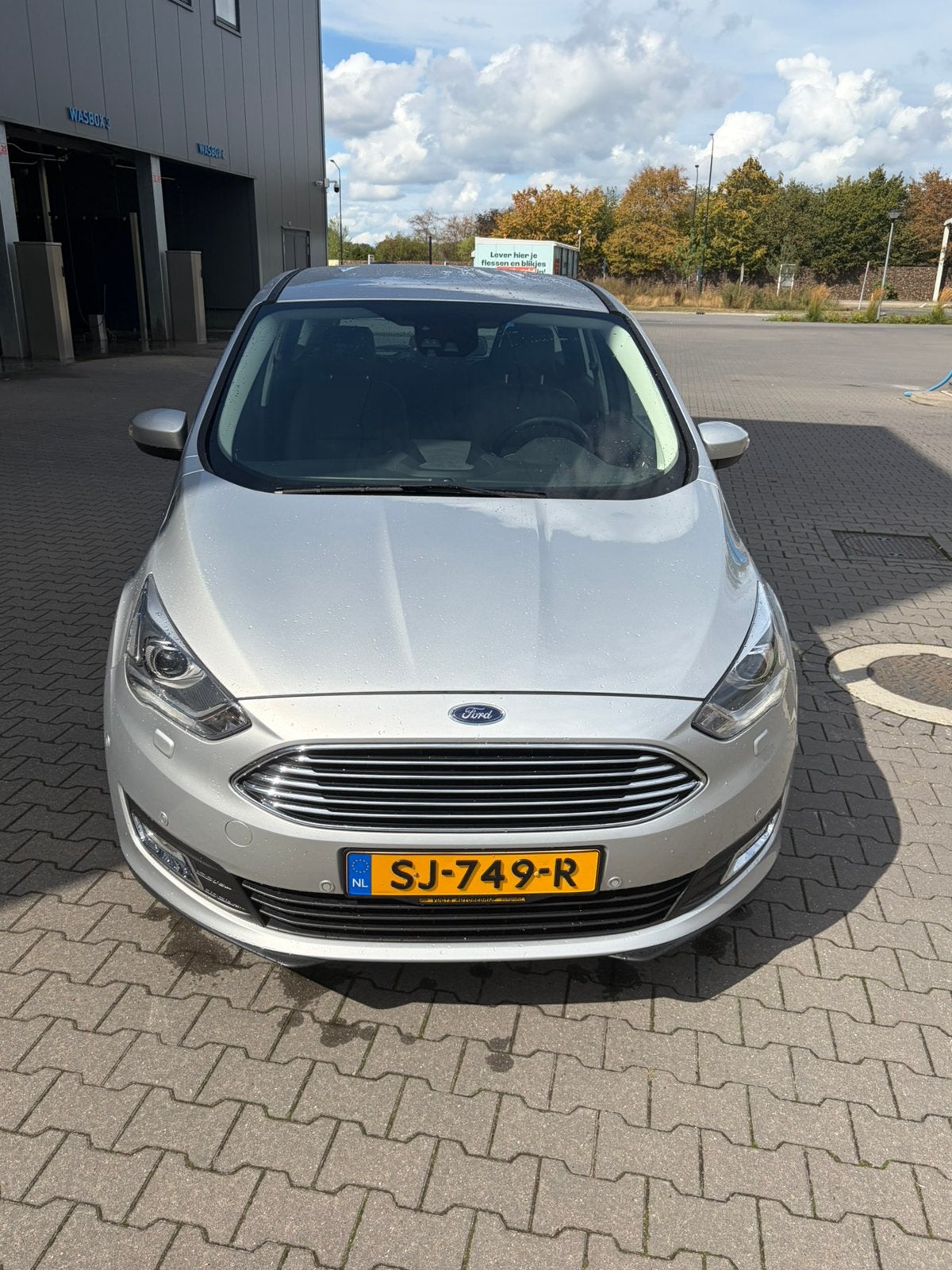 Ford C-Max 1.5 Ecoboost 110KW AUT 2018 Grijs, Auto's, 15 km/l, 1498 cc, Zwart, 4 cilinders