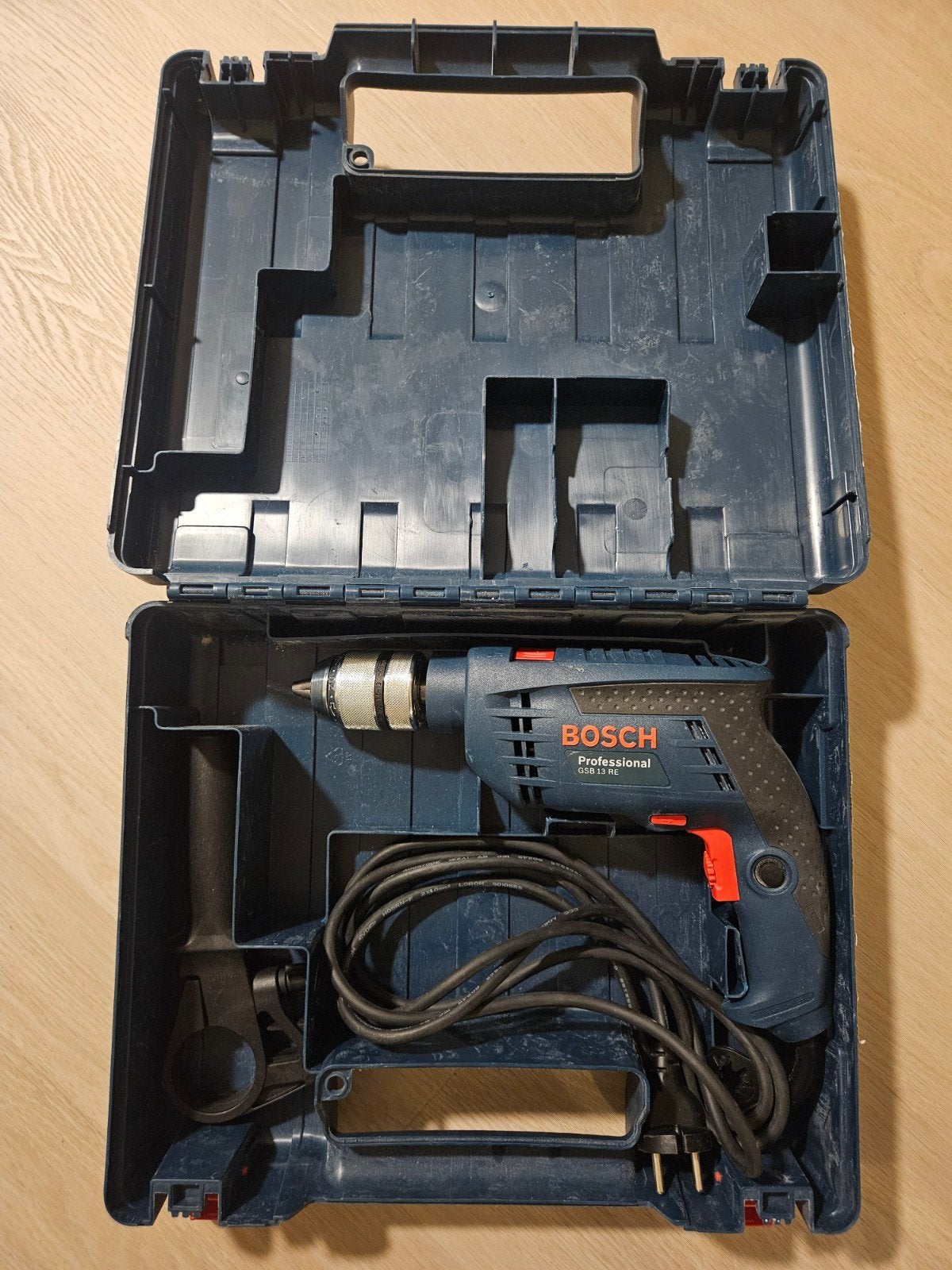 BOSCH Professional Klopboormachine GSB 13 RE in koffer, Ophalen, Zo goed als nieuw, Boormachine, Klopboormechanisme