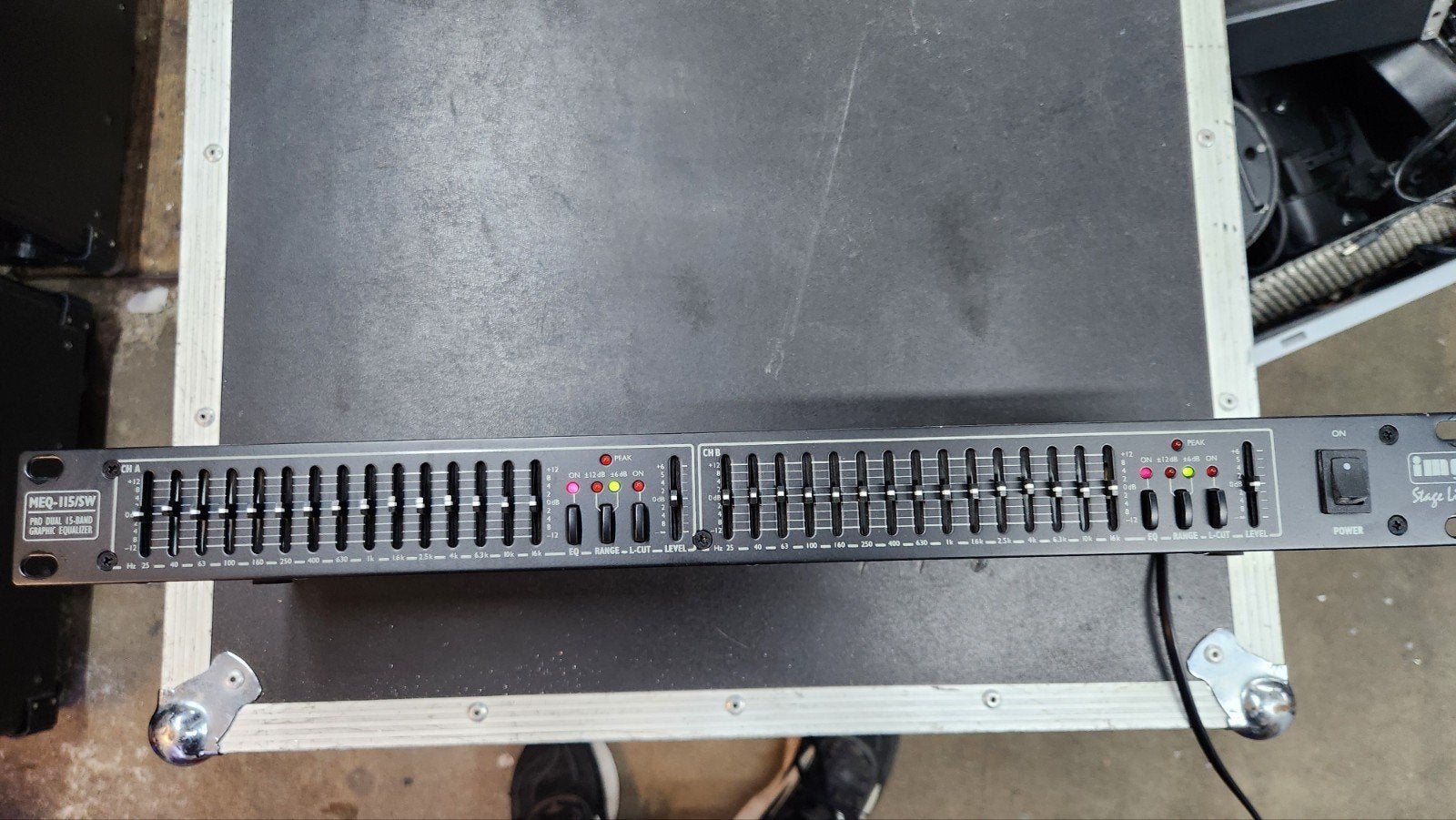 IMG Stage Line MEQ-115W Grafische Equalizer, Ophalen of Verzenden, Nieuw, Equalizer