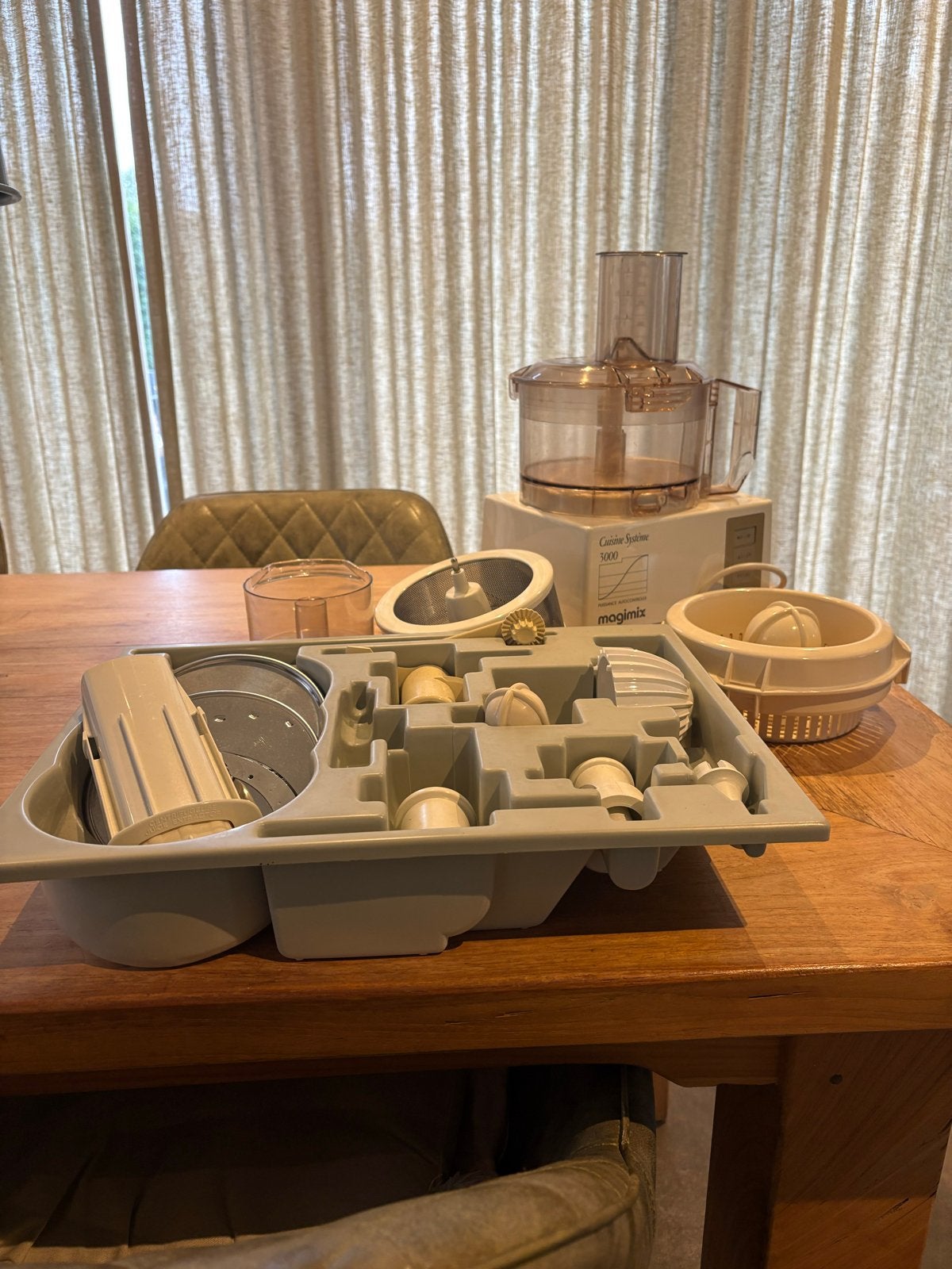 Magimix Cuisine Système 3000 Foodprocessor, Ophalen, Gebruikt, 2 snelheden, 2 tot 3 liter