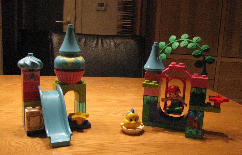 Duplo Lego 10515. Ariel Disney. Onderzee kasteel, Gebruikt, Overige typen, Ophalen of Verzenden, Compleet