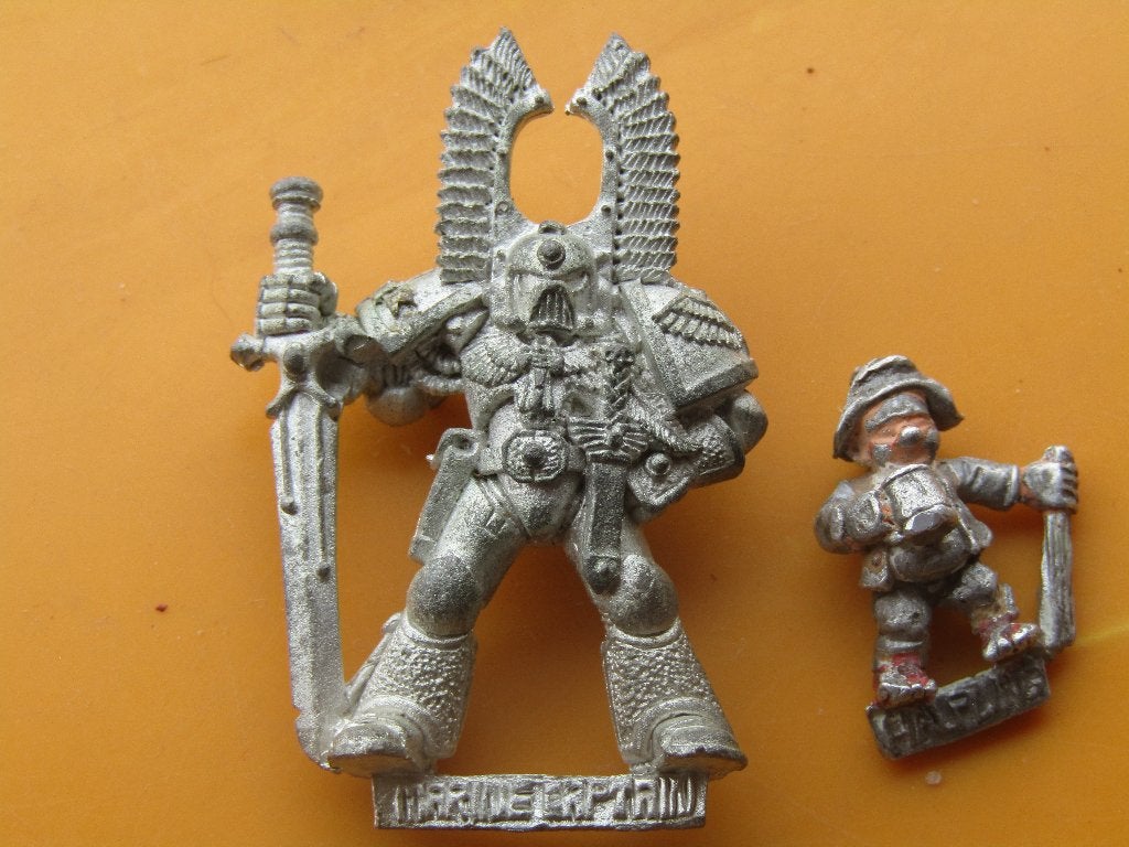 Dark Angels Captain, Hobby en Vrije tijd, Verzenden, Zo goed als nieuw, Warhammer 40000, Figuurtje(s)