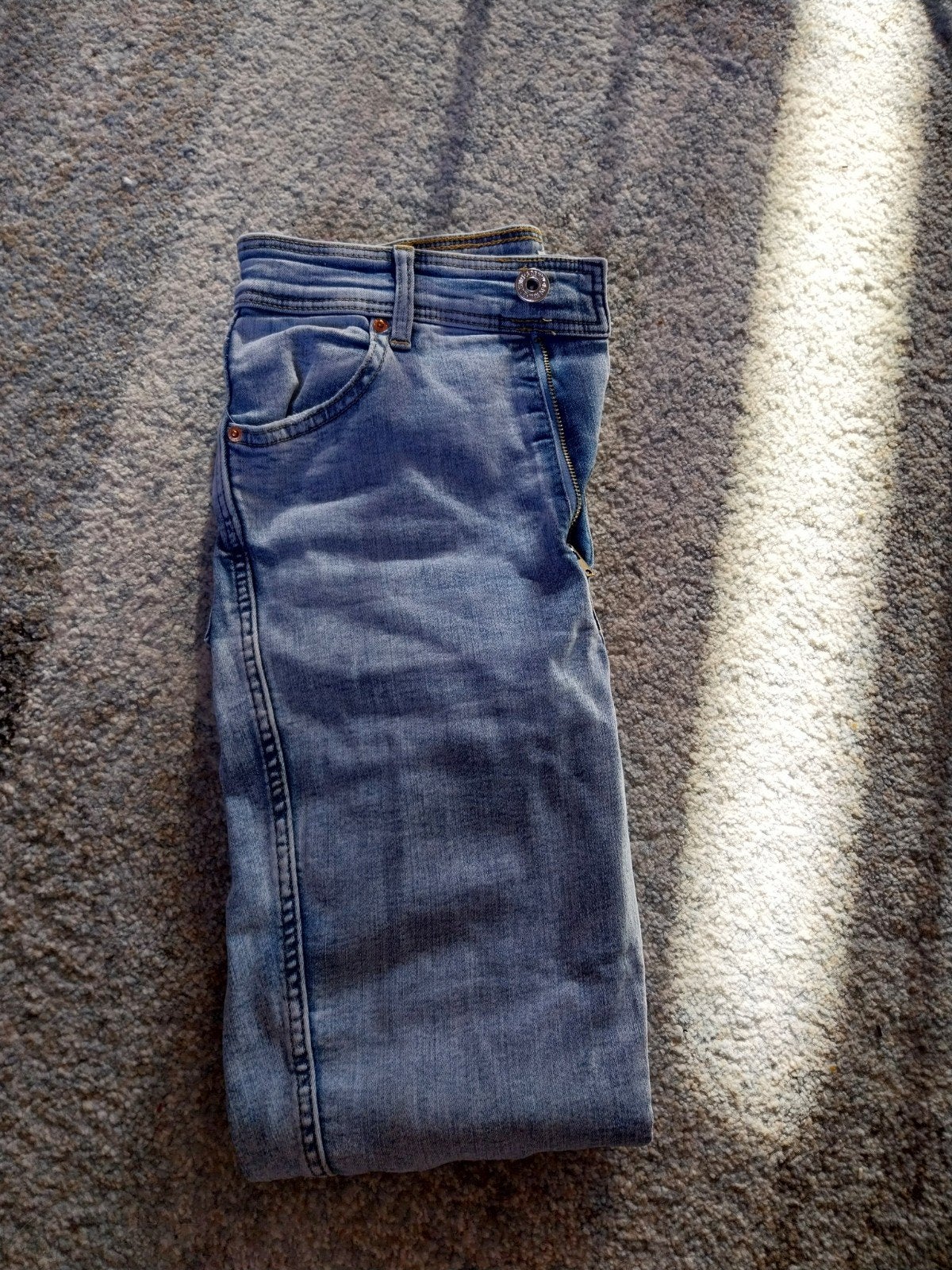 Skinny jeans maat 38, Ophalen of Verzenden, Zo goed als nieuw, Maat 38/40 (M), Blauw