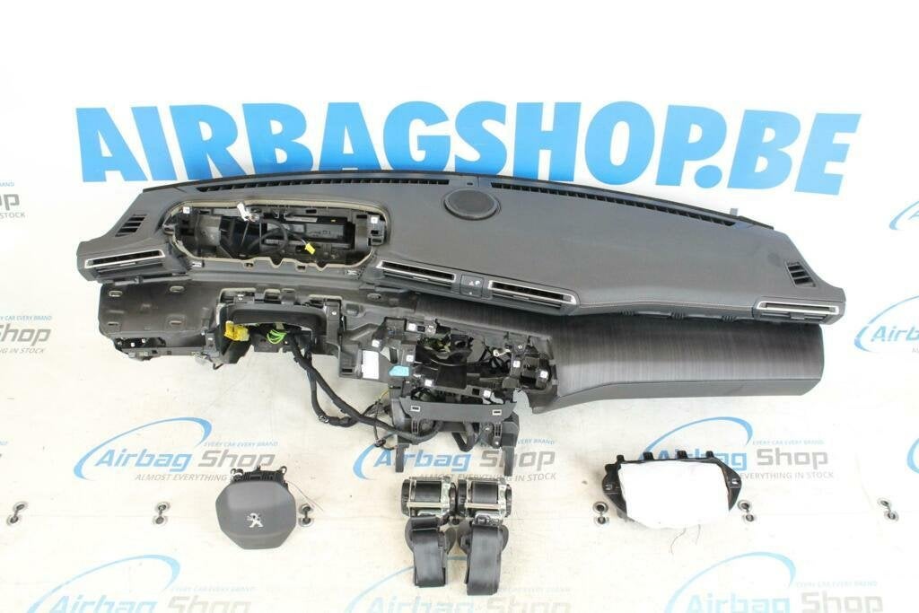 Airbag set Dashboard speaker Orangje stiksel Peugeot 508, Gebruikt, Ophalen of Verzenden