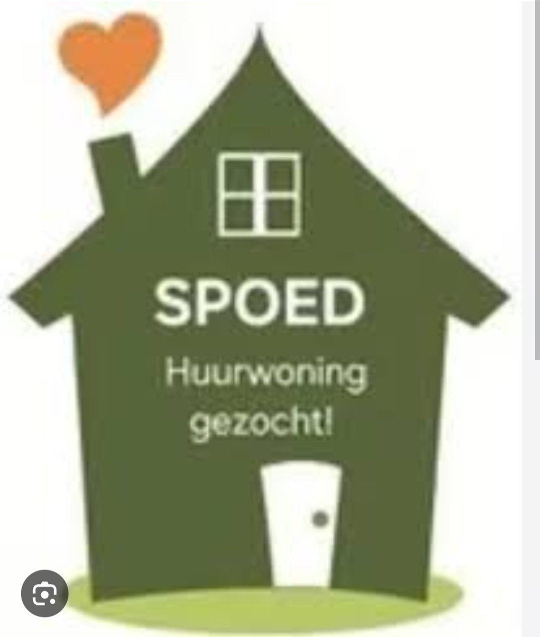 Gezocht woonruimte met spoed