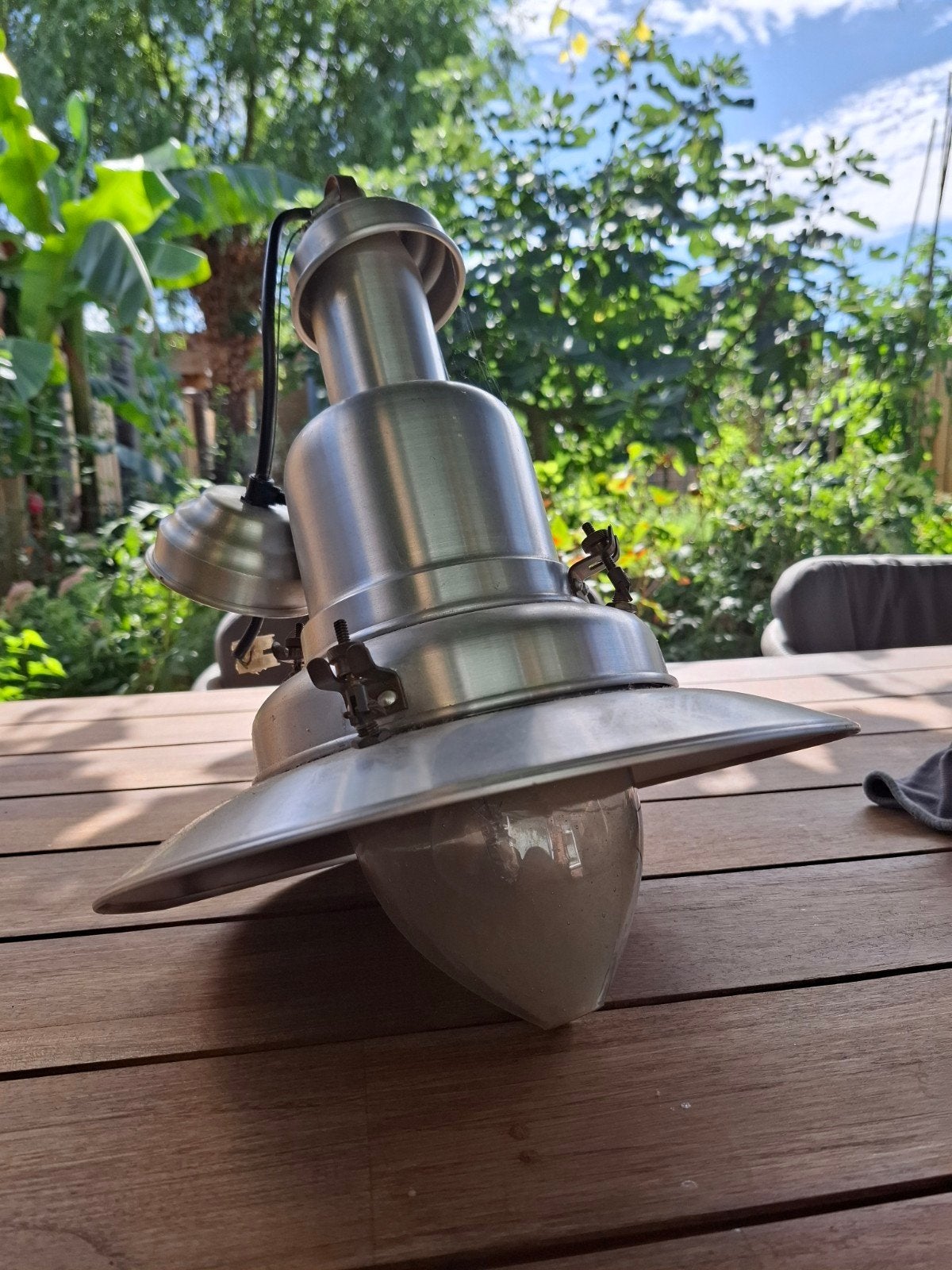 industriële Ikea hanglamp, Ophalen