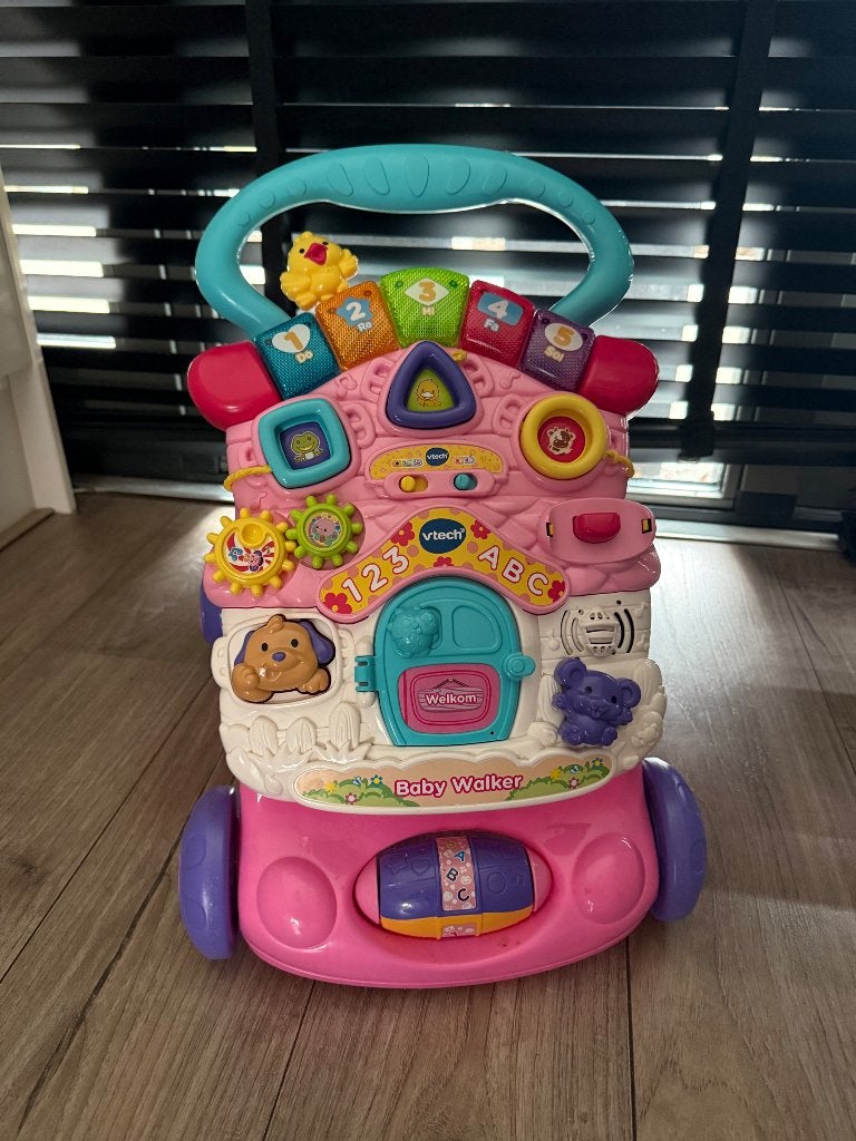 V-Tech loopwagen, Ophalen, Zo goed als nieuw, 6 maanden tot 2 jaar