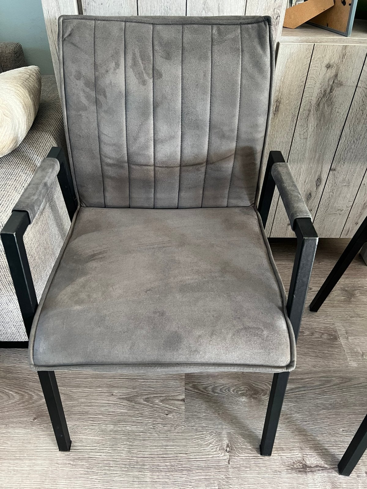 Eetkamerstoelen De Bommel 6x, Ophalen of Verzenden, Zo goed als nieuw, Vijf, Zes of meer stoelen, Stof