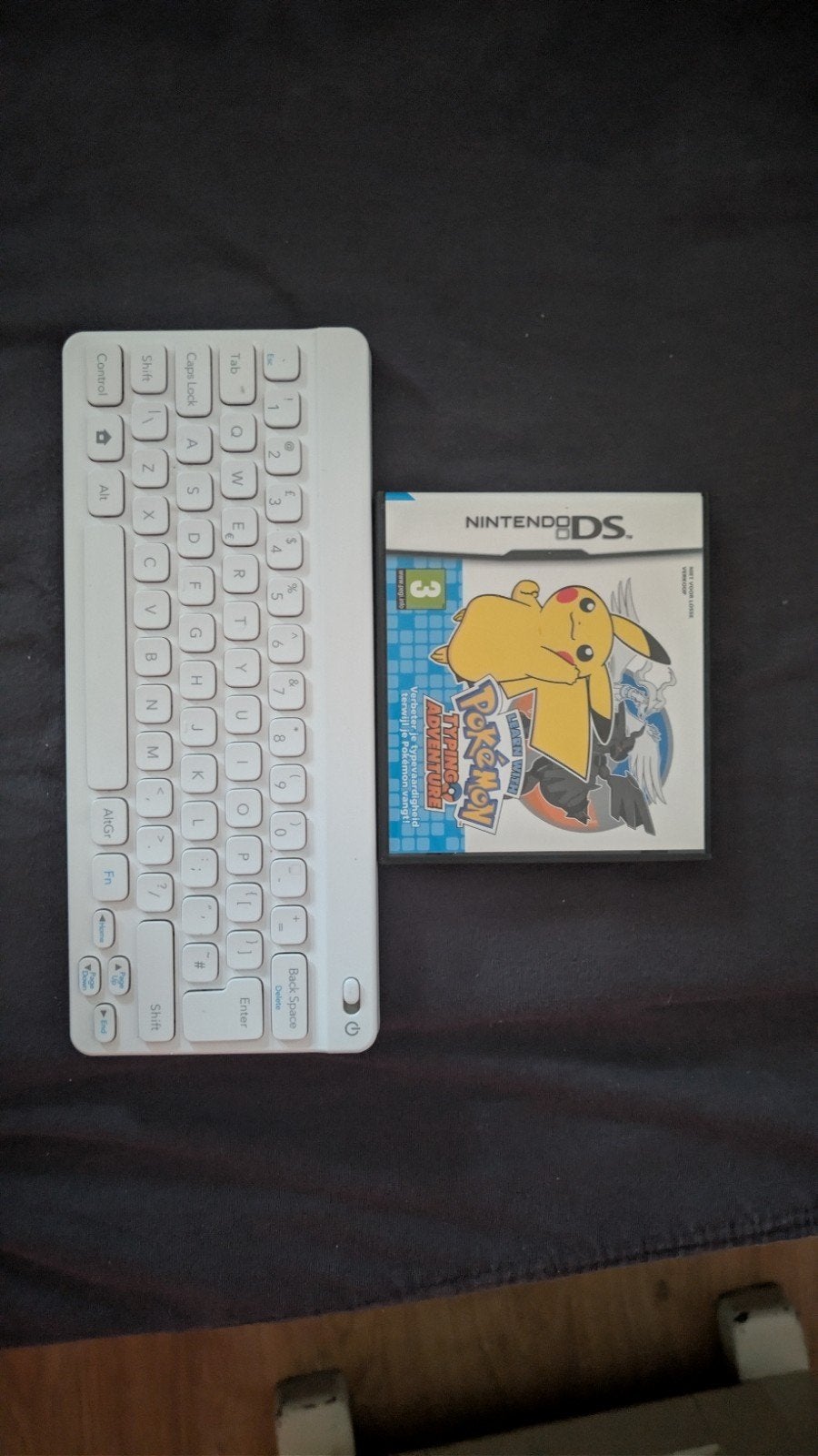 Pokémon Typing Adventure (DS) met draadloos toetsenbord, Spelcomputers en Games, Puzzel en Educatief, 1 speler, Ophalen of Verzenden