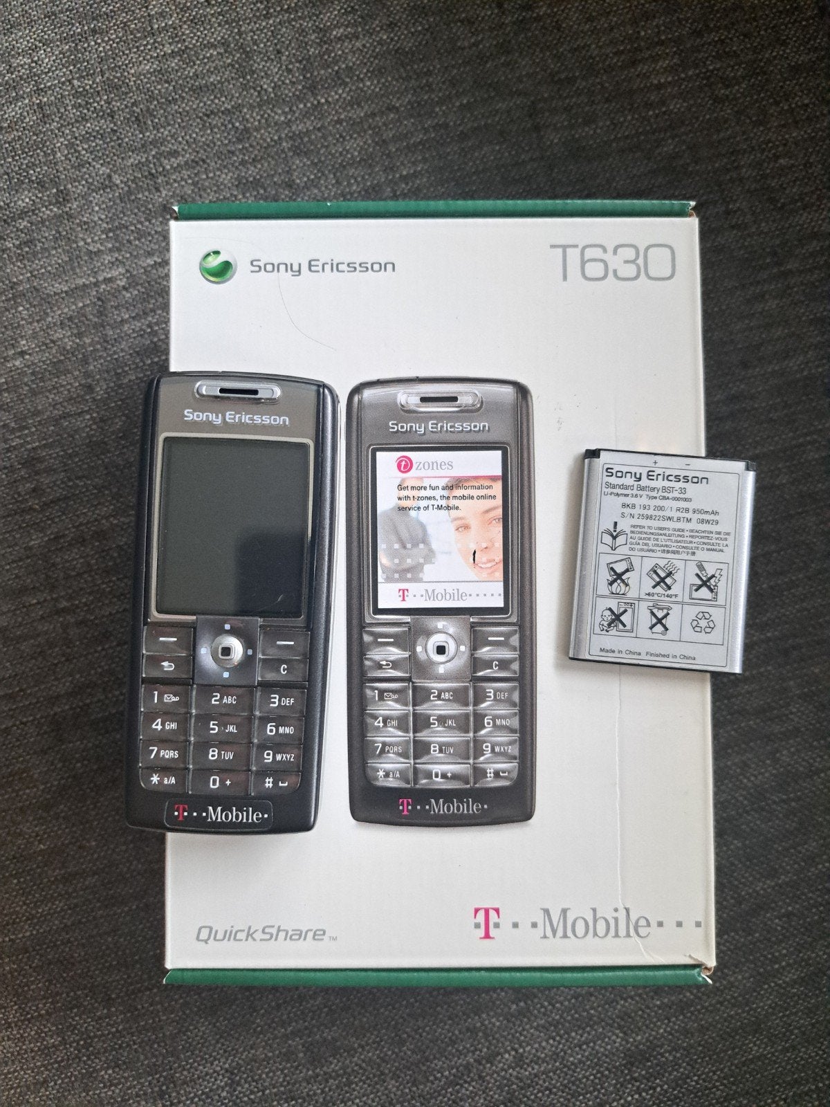 Sony Ericsson T630 - Klassieke telefoon (geen oplader), Gebruikt, Ophalen of Verzenden, Minder dan 3 megapixel, Klassiek of Candybar