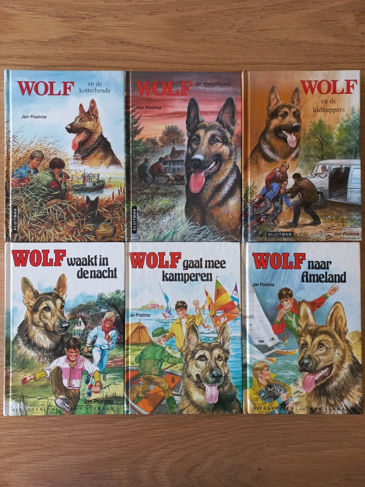 6x WOLF serie, Jan Postma, spannend chr jeugd IZGS SAMEN €12, Boeken, Ophalen of Verzenden, Gelezen