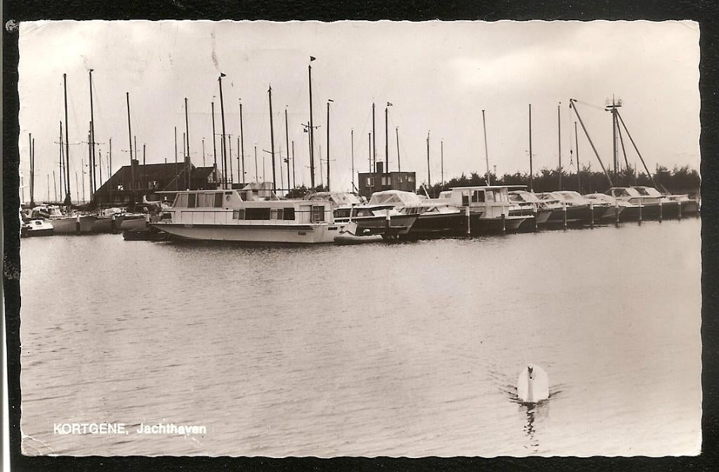 Kortgene, Jachthaven, Ophalen of Verzenden, 1960 tot 1980, Gelopen, Zeeland