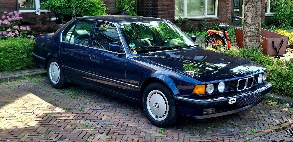 Bmw 735 e32 nieuwe APK, Auto's, BMW, Particulier, 7-Serie, Benzine, Automaat, Blauw, Leder