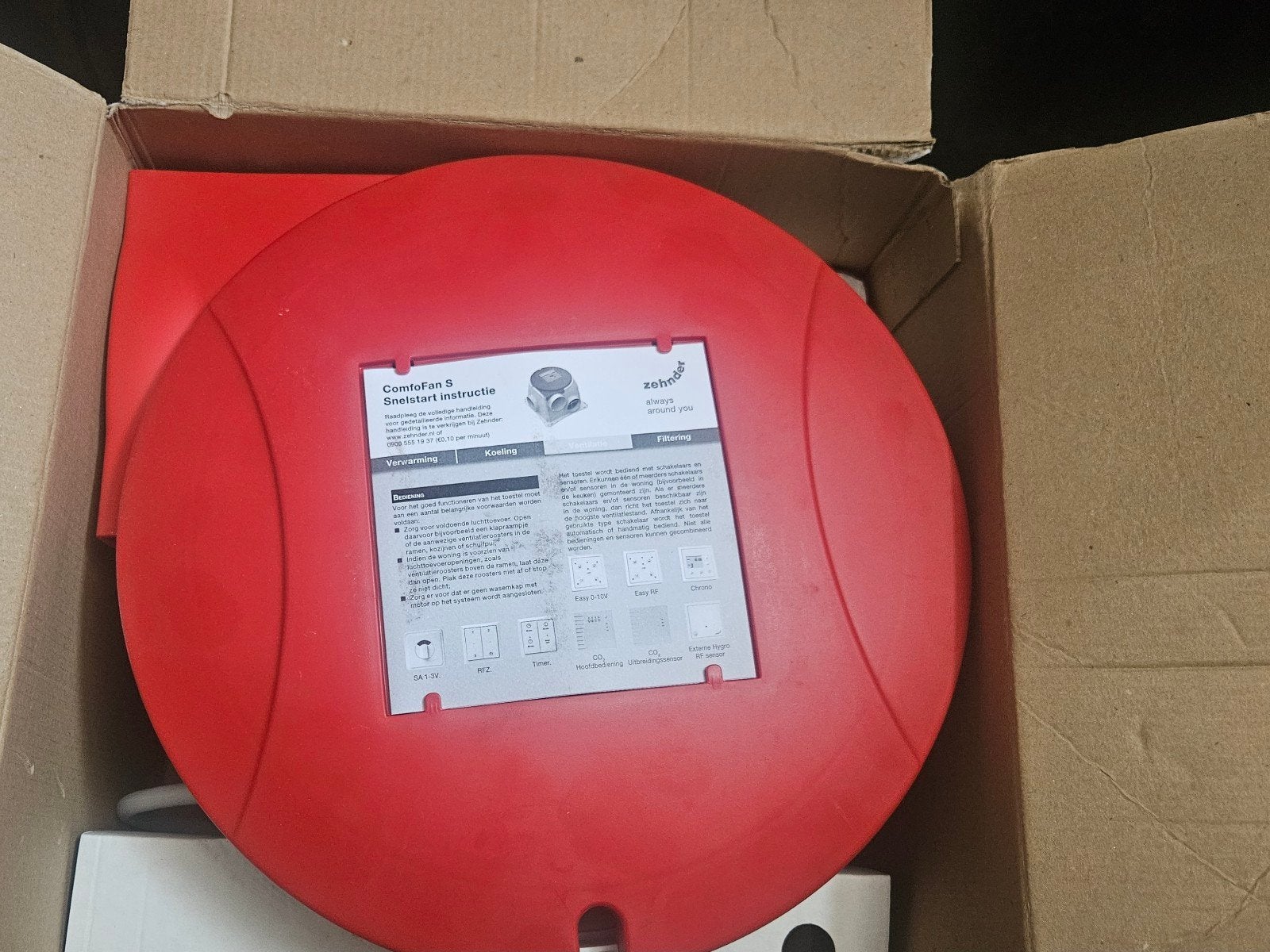 Zehnder Comfo Fan S, Ophalen of Verzenden, Nieuw, Ventilator