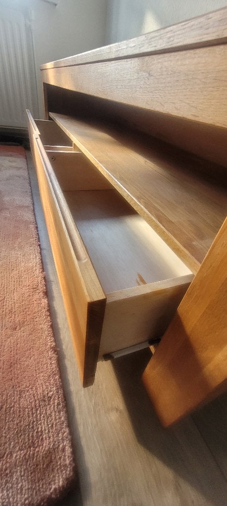 ladekast van echt hout, Huis en Inrichting, Ophalen, Gebruikt, 100 tot 150 cm, 1 of 2 laden