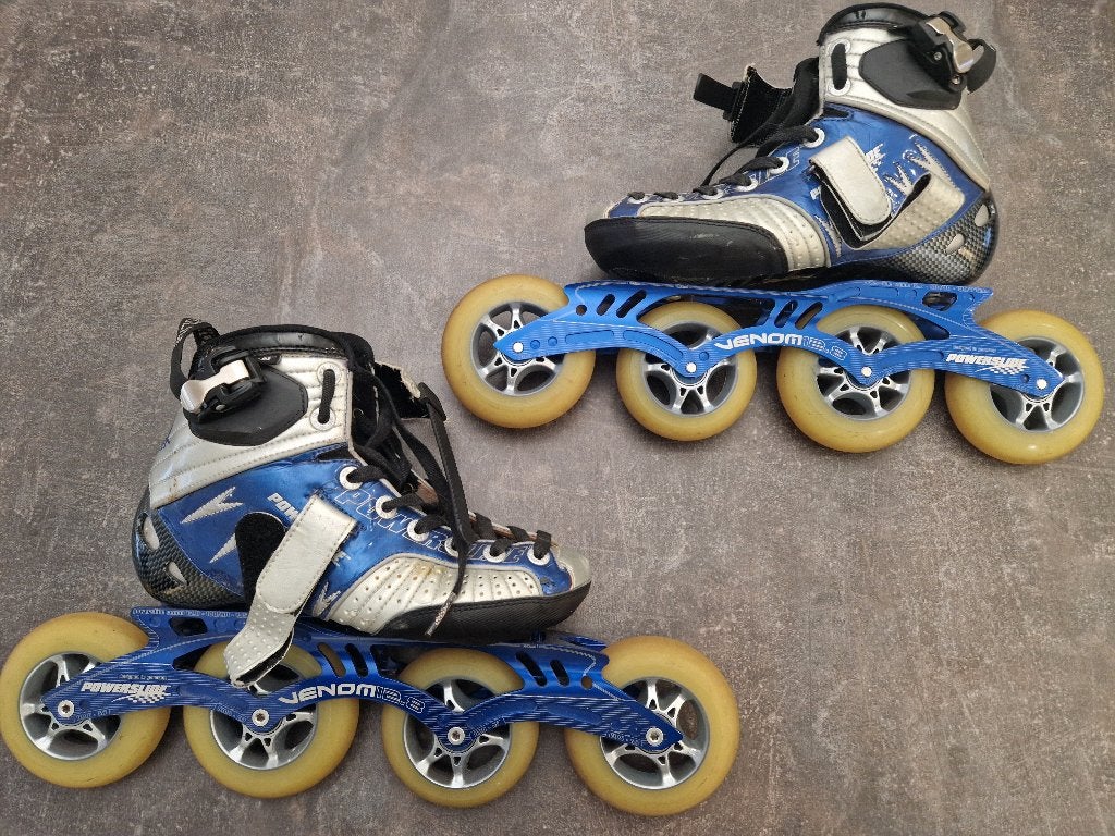 Powerslide skeelers, Gebruikt, Ophalen of Verzenden, Inline skates 4 wielen, Powerslide