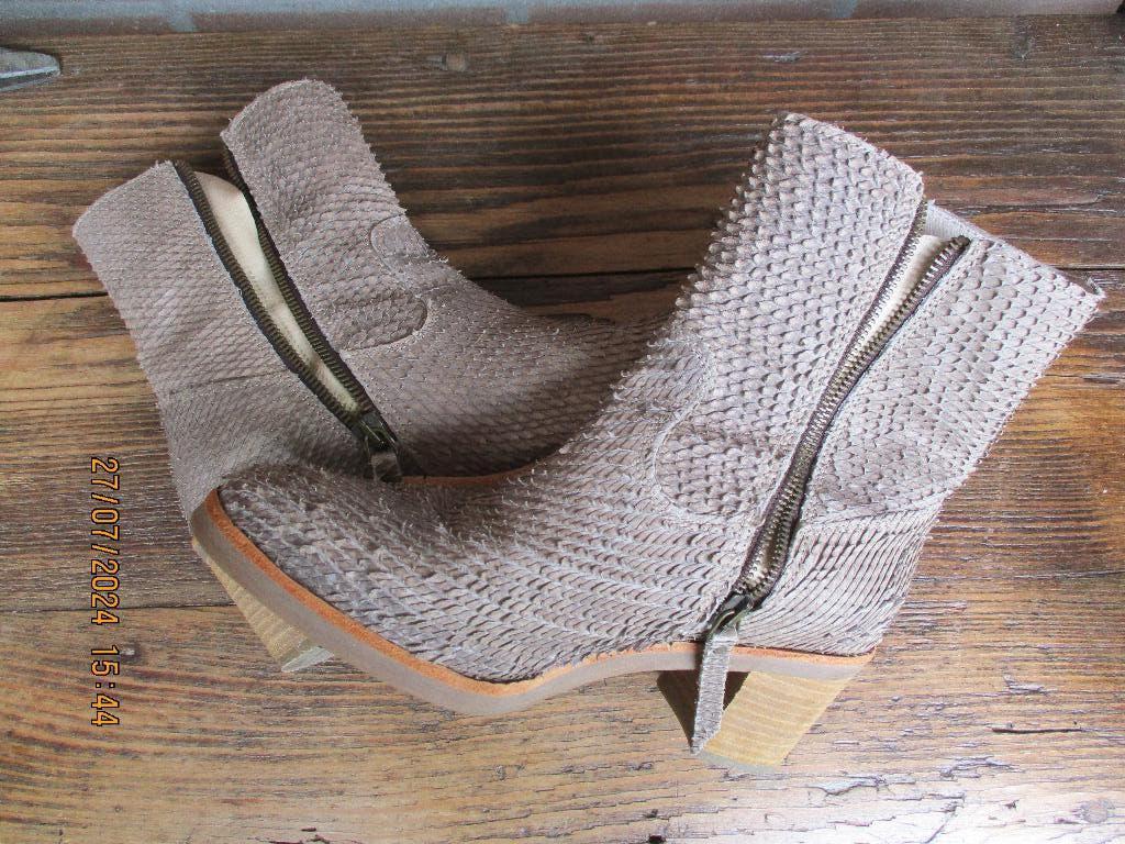 Aqa enkellaarsjes hak, size 37, Verzenden, Zwart, Lage of Enkellaarzen, Aqa