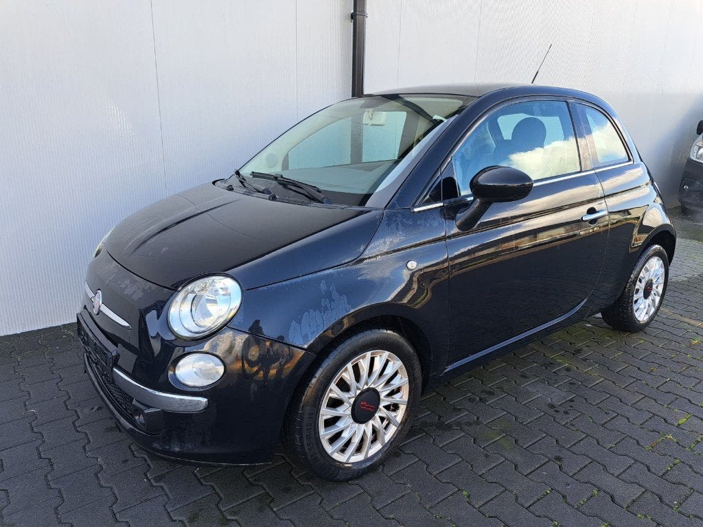 Fiat 500 1.2 Lounge | schade, Auto diversen, Schadeauto's, Ophalen, Zwart, Handgeschakeld, 1200 cc