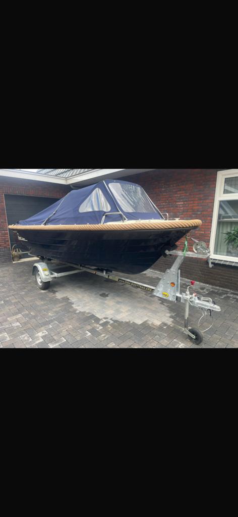 Garda 500 Elegance. Honda 15 pk. Riba trailer. Compleet.!!, Watersport en Boten, Sloepen, Ophalen of Verzenden, Zo goed als nieuw