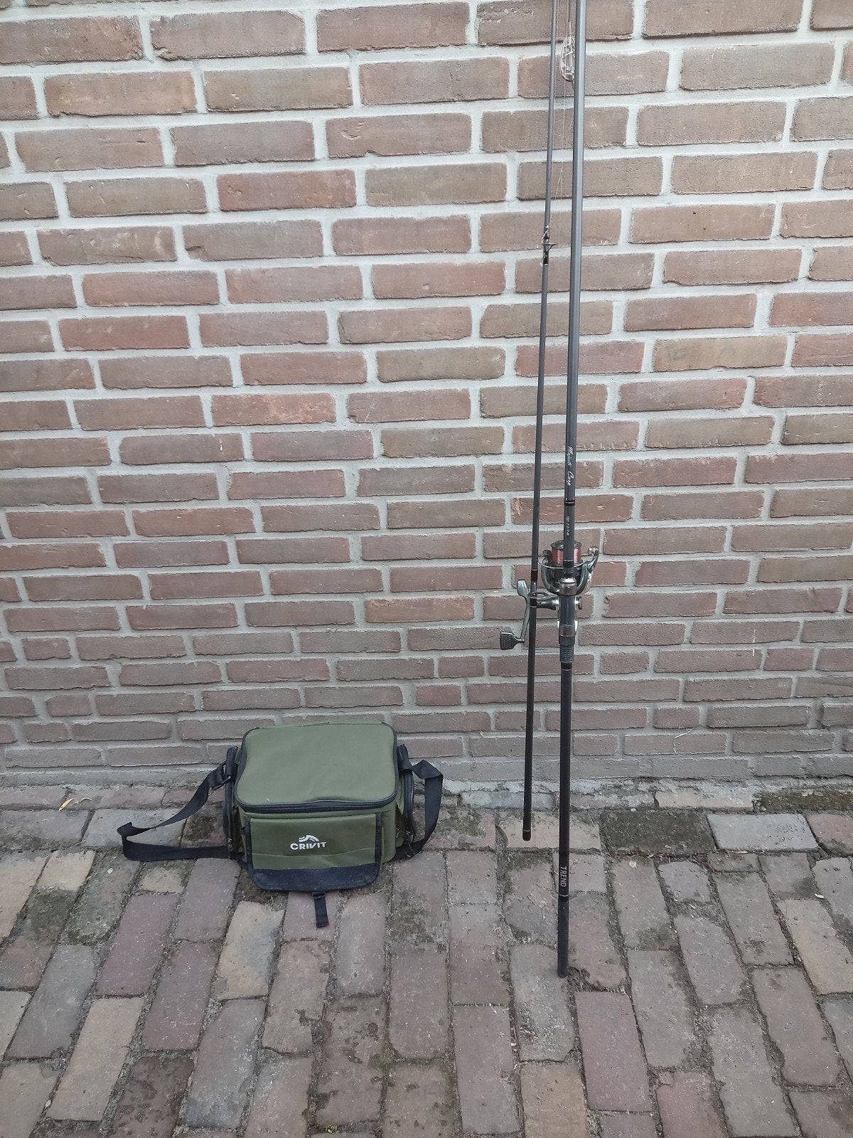 Complete karpervisset: hengel, molen, beetmelder en meer, Watersport en Boten, Hengelsport | Karpervissen, Ophalen of Verzenden
