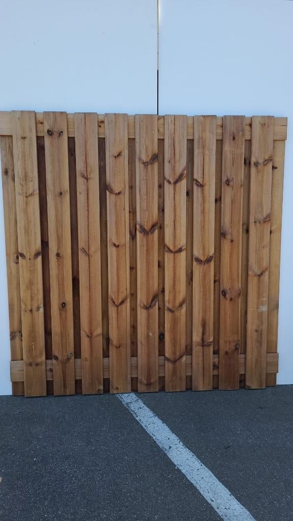 Bruin Geïmpregneerd schutting ~180cm x 180cm, Ophalen, 1 tot 2 meter, Minder dan 3 meter, Nieuw
