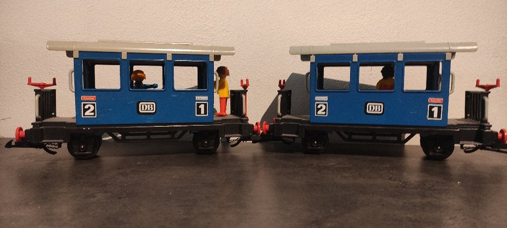 Playmobil 4100 Personenwagon (2 stuks), Ophalen of Verzenden, Gebruikt, Complete set