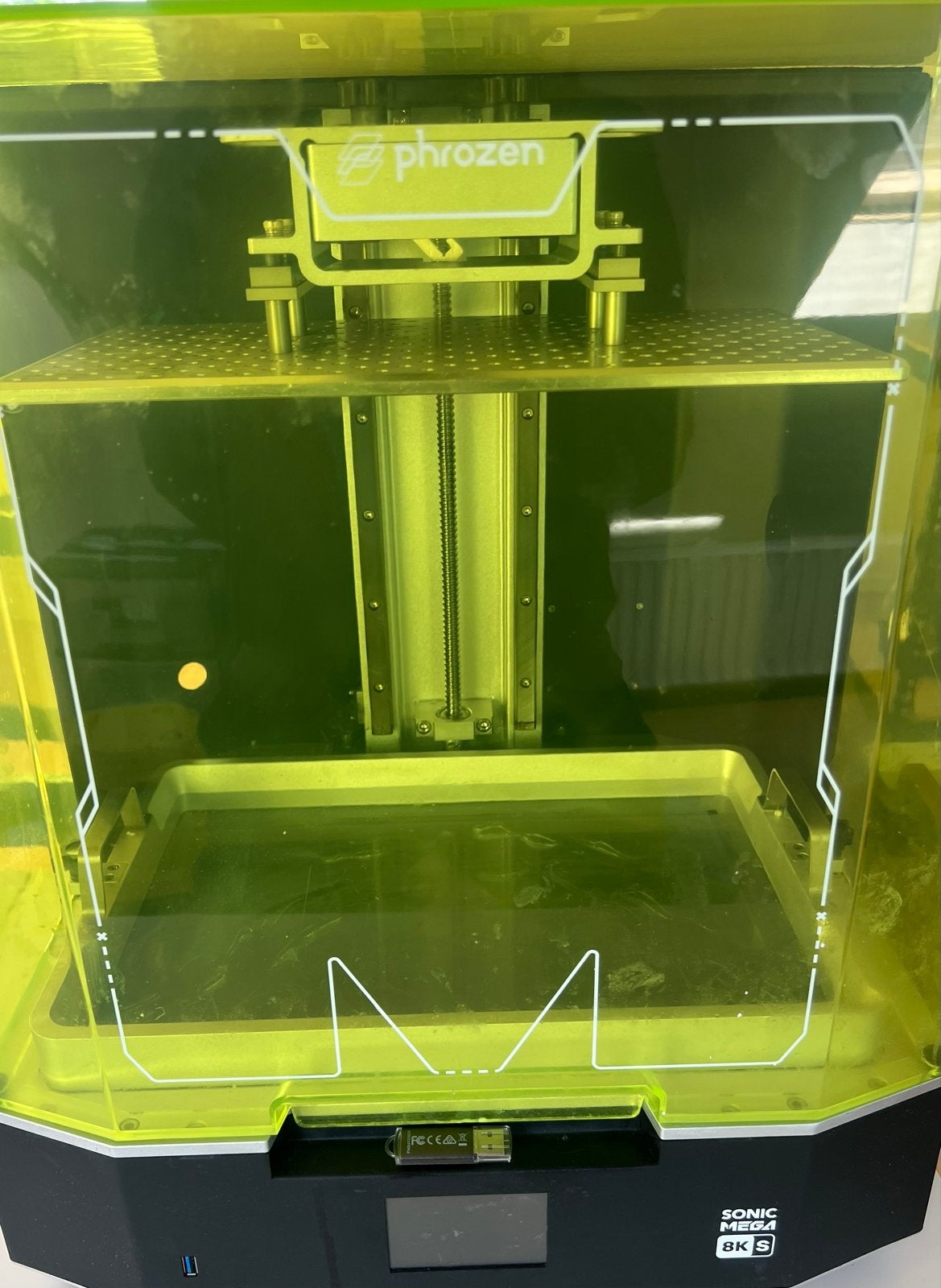 Phrozen Sonic Mega 8K S 3D-printer met accessoires, Ophalen of Verzenden, Zo goed als nieuw, Resin/Hars