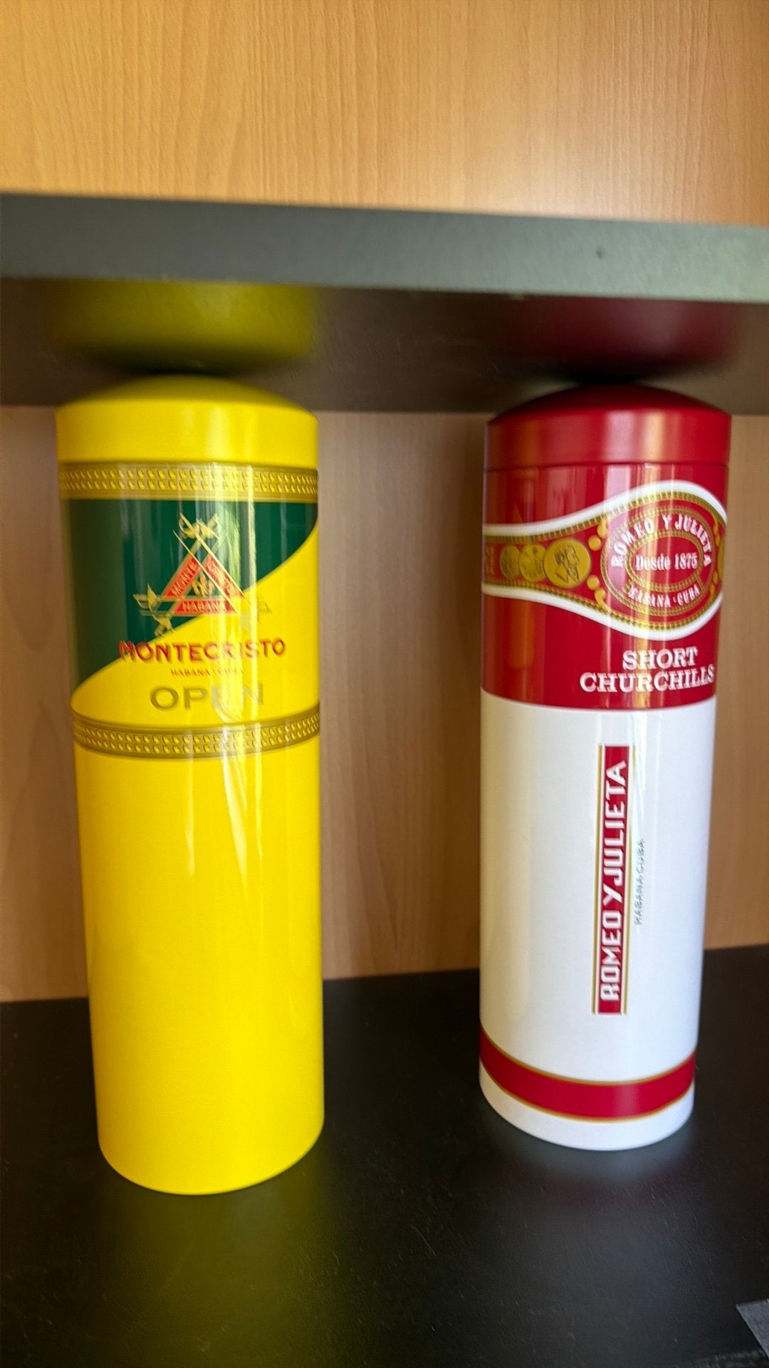 bewaarblik koekblik sigarenblik humidor, Ophalen of Verzenden, Zo goed als nieuw, Overige, Overige merken