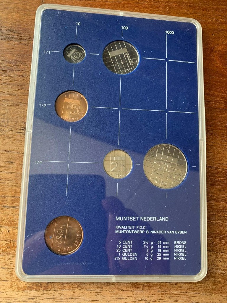 Muntset Nederland 1982, Ophalen of Verzenden, Vóór koninkrijk, Overige waardes, Setje