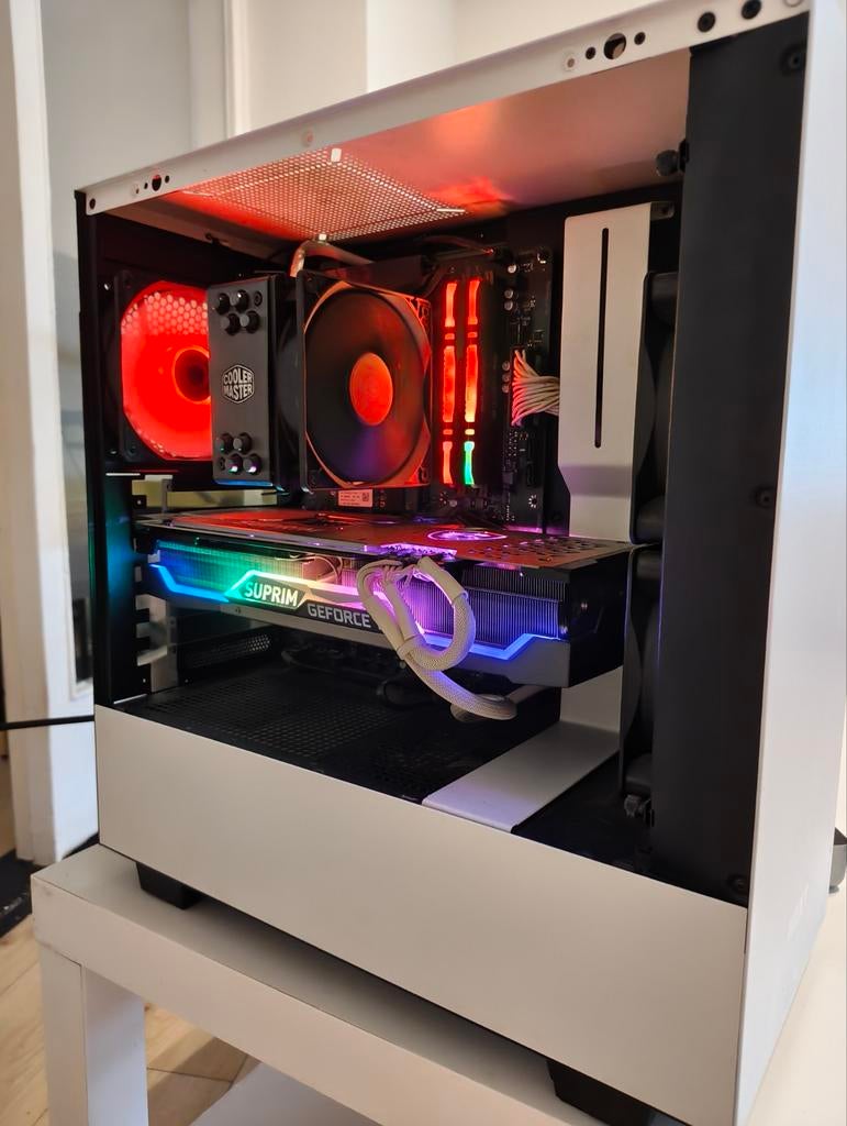 Desktop pc - RTX 3070ti/NZXT WHITE RGB, Computers en Software, Ophalen, Zo goed als nieuw, Gaming, SSD