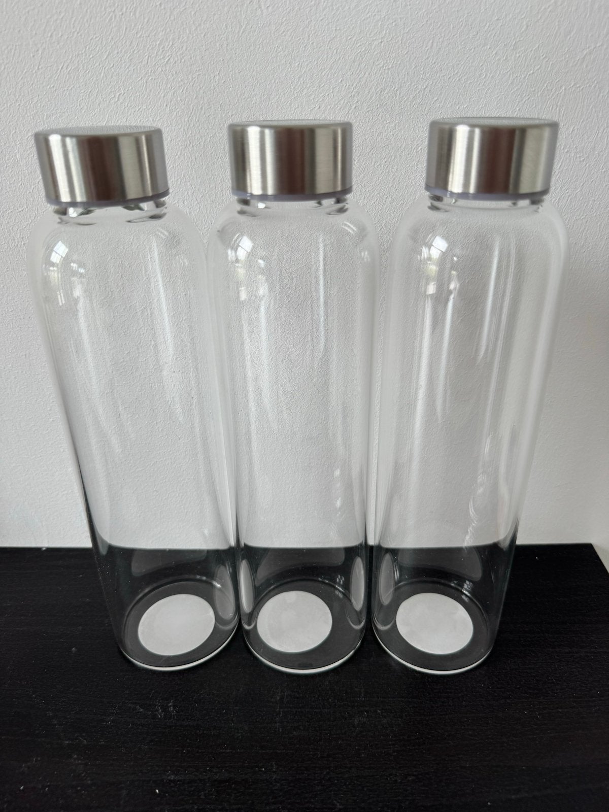 Blokker drinkfles glas 0,6L - set van 3, Ophalen, Zo goed als nieuw, Overige merken, Glas