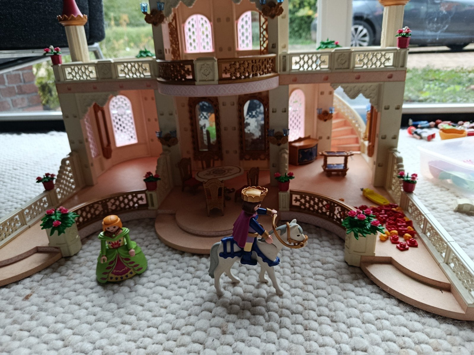 Playmobil set 4250 Prinsessenkasteel met Figuren en Meubels, Gebruikt, Complete set, Ophalen of Verzenden, Kasteel/Fort