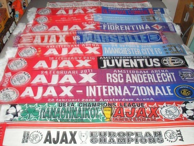 Collectie/Verzameling Ajax Collecters Voetbalshawls, Ophalen of Verzenden