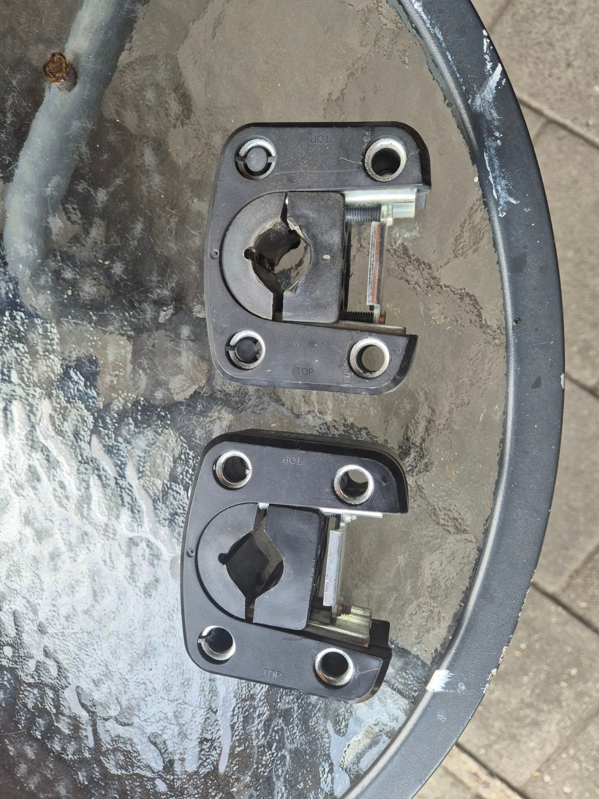 2 adapters voor fietszitje, Fietsen en Brommers, Ophalen, Gebruikt