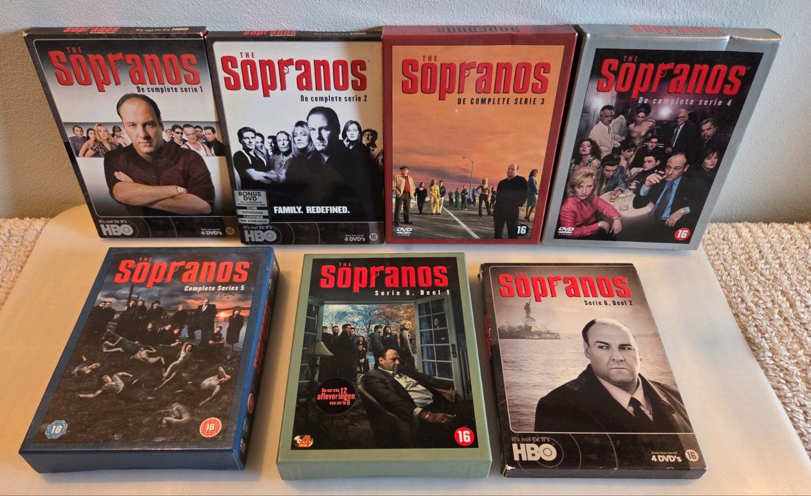 The Sopranos DVD Boxset - Complete Serie - Seizoen 1-6, Verzenden