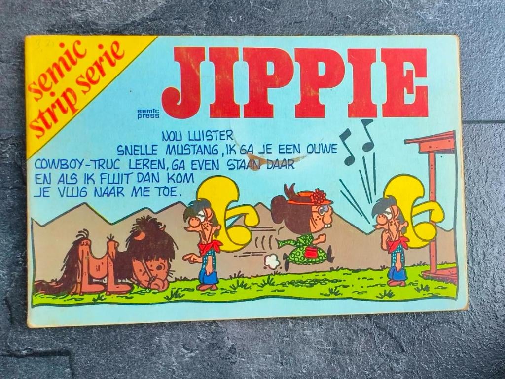 Jippie strip nr.3, Gelezen, Eén stripboek, Ophalen of Verzenden, Semic Press