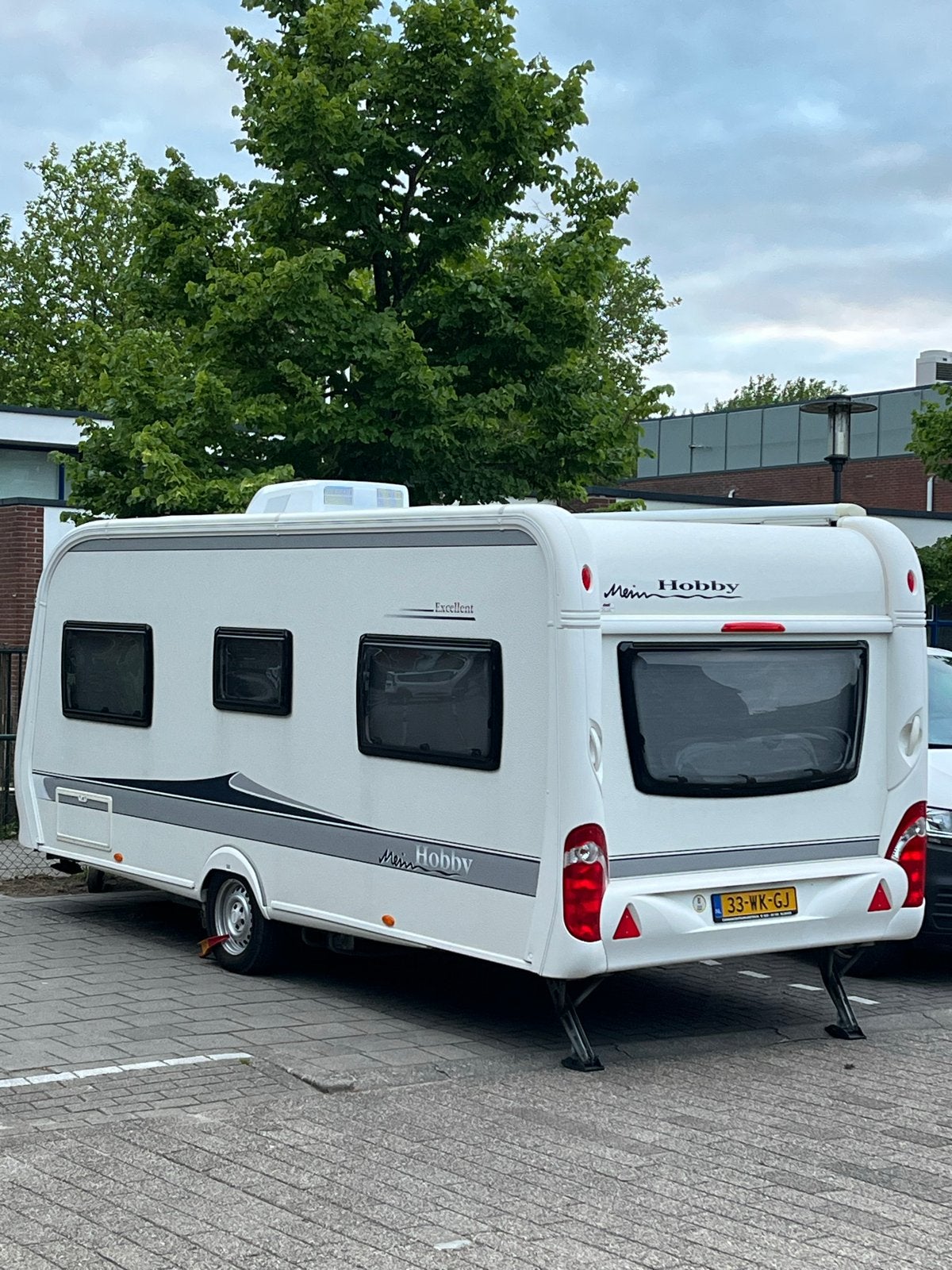 Hobby Excellent 540 UFE - Complete en Luxe Caravan, Rondzit, Hobby, Frans bed, Particulier