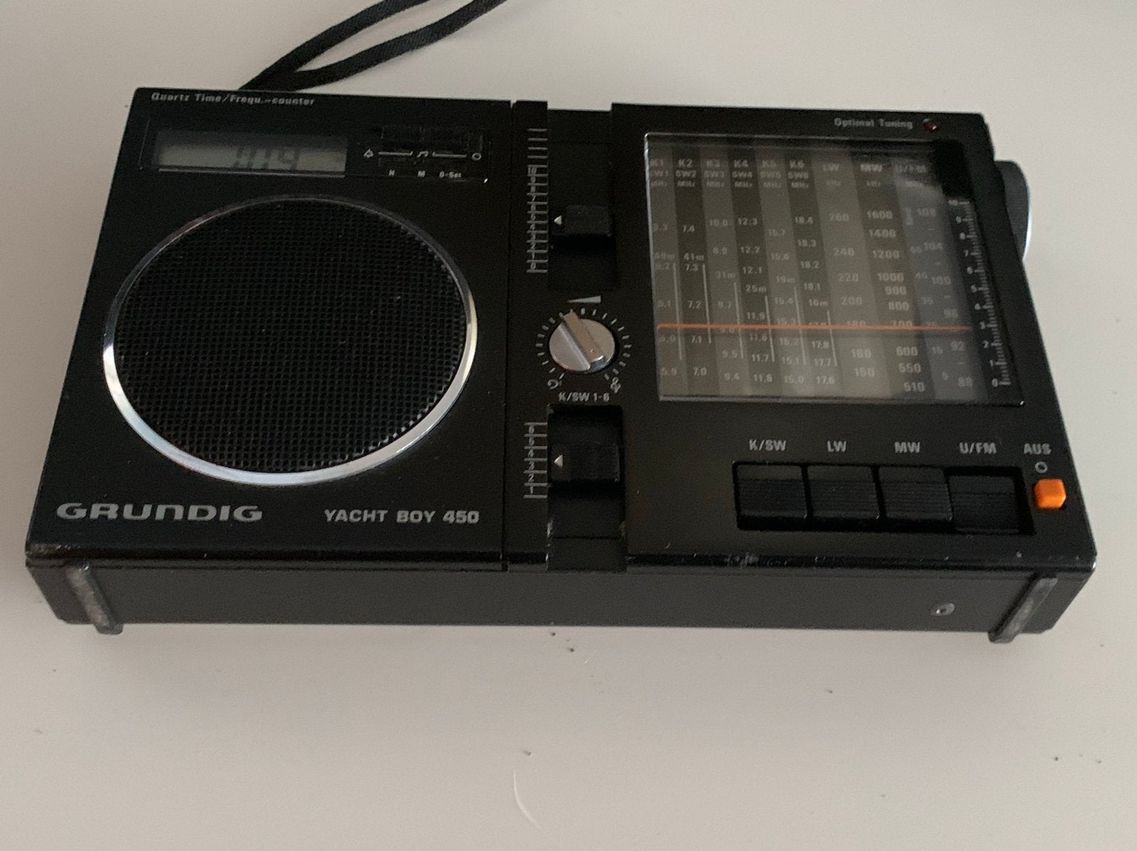 Grundig Yacht Boy 450 Wereldontvanger - Vintage Radio, Ophalen of Verzenden, Gebruikt, Wereldontvanger