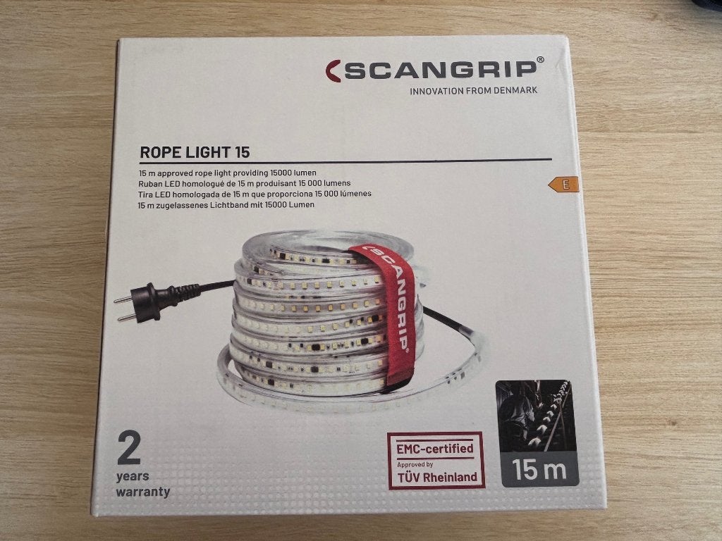 *** NIEUW NIEUW! Ledstip Scangrip rope light 15 meter ***, Ophalen of Verzenden, Nieuw, 50 tot 200 watt, Overige typen