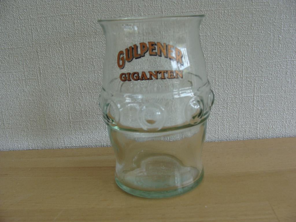 Bierglas Gulpener Giganten - 1 glas aanwezig, Ophalen of Verzenden, Nieuw, Glas of Glazen, Gulpener