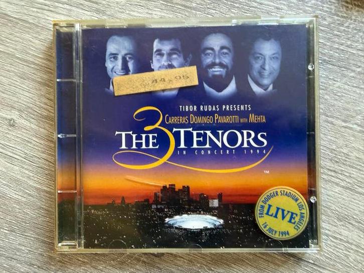 The 3 Tenors In Concert 1994 Live CD Carreras Domingo Pavaro, Ophalen of Verzenden, Modernisme tot heden, Gebruikt, Vocaal