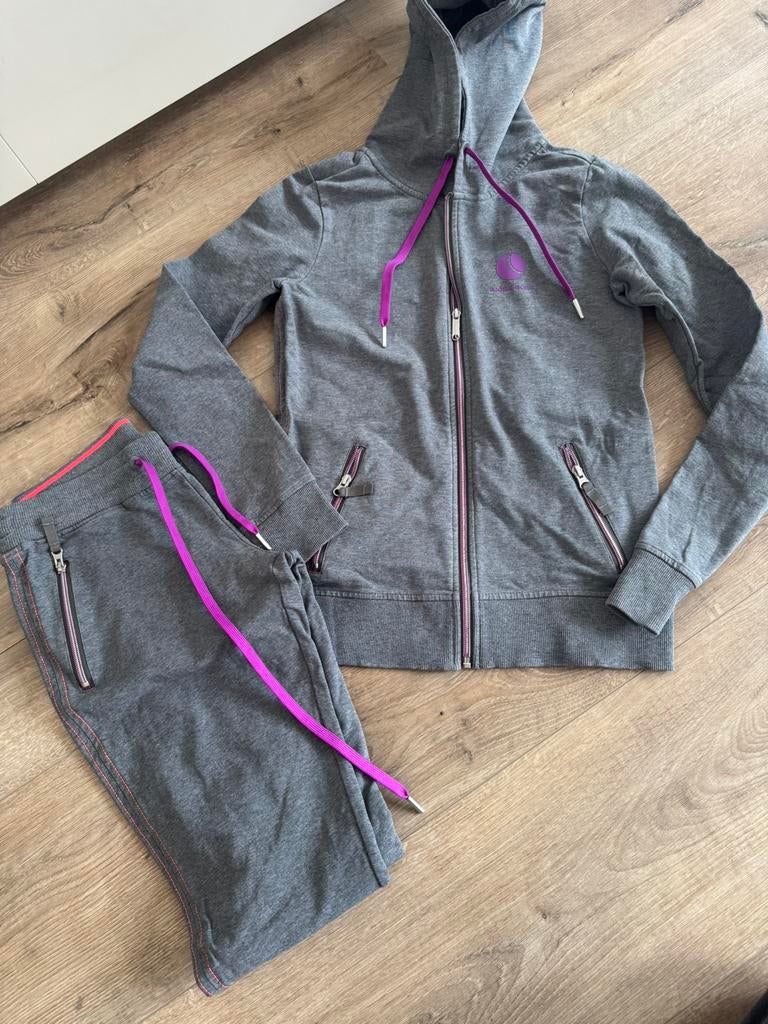 Björn Borg joggingpak M en S heel goed!, Ophalen of Verzenden, Zo goed als nieuw, Grijs, Overige typen