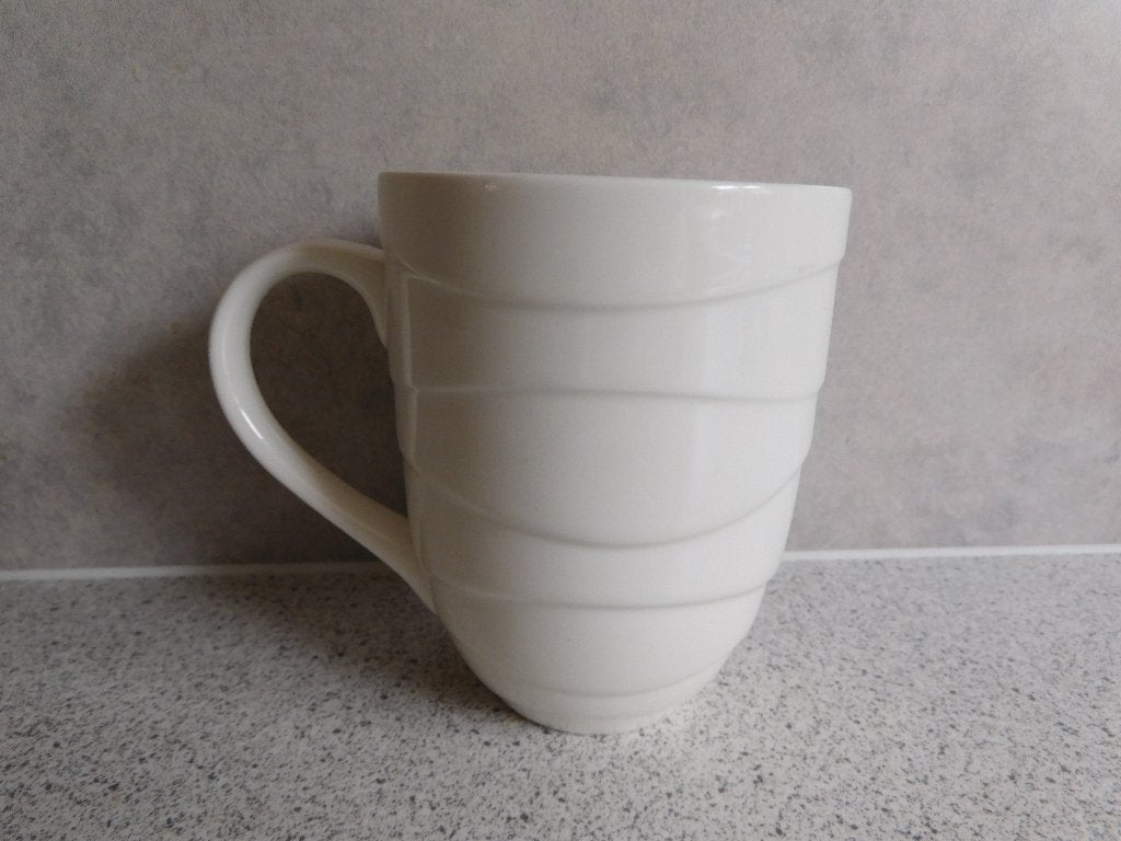 Mok Wit Waves Jamie Oliver - 10x8 cm, Huis en Inrichting, Keuken | Servies, Overige merken, Keramiek, Zo goed als nieuw, Modern